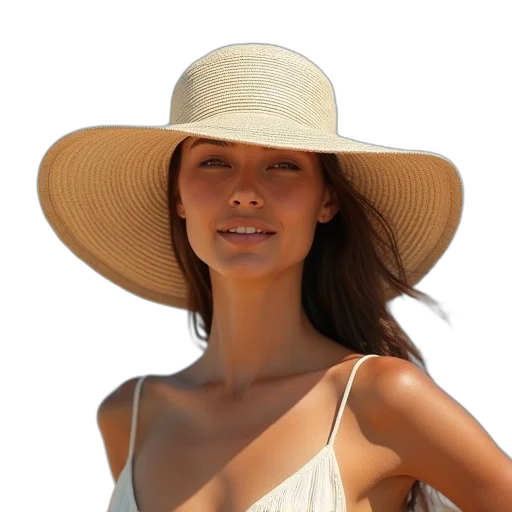 hat, face, jewelry, crown, photorealistic, oil painting, 3d render, women transparent PNG cut-out
