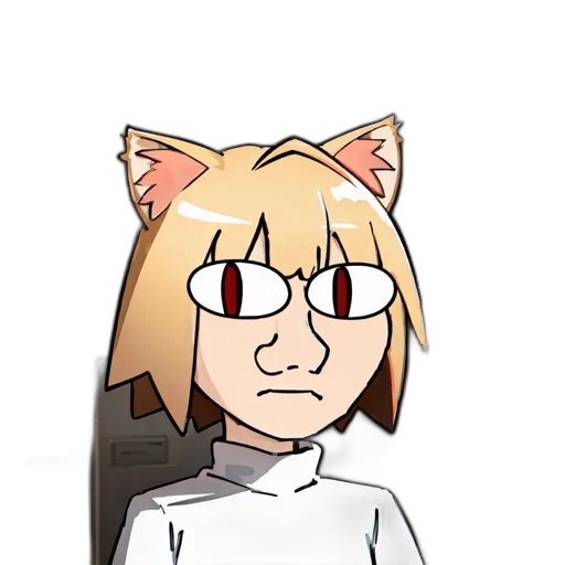 staff, mask, animal, creature, anime, cartoon, pixel art, concept art transparent PNG cut-out