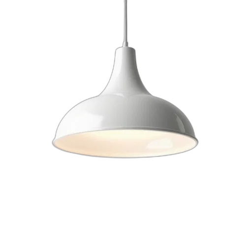 jewelry, furniture, 3d render, photorealistic, sleek, modern, white, pendant transparent PNG cut-out