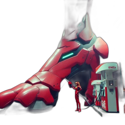 robot, shoes, weapon, bottle, concept art, cyberpunk, comic book art, watercolor transparent PNG cut-out