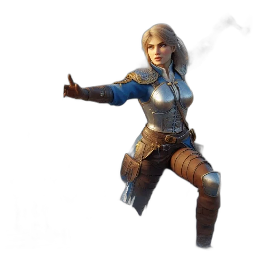 staff, weapon, sword, jacket, concept art, fantasy art, 3d render, pixel art transparent PNG cut-out