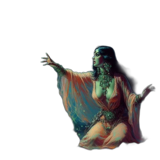 creature, dress, mask, dragon transparent PNG cut-out