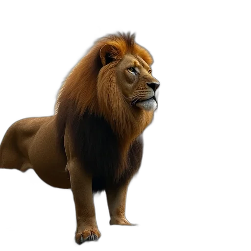 animal, crown, creature, hair, 3d render, concept art, photorealistic, fantasy art transparent PNG cut-out