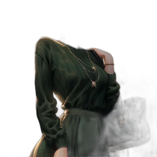 dress, jacket, mask, face, photorealistic, concept art, fantasy art, oil painting transparent PNG cut-out