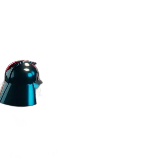 robot, umbrella, hat, weapon, 3d render, concept art, pixel art, vaporwave transparent PNG cut-out
