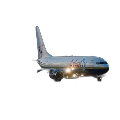 staff, 3d render, photorealistic, white, arkefly, airplane, runway, dusk transparent PNG cut-out