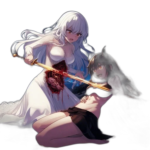 sword, weapon, staff, dress, concept art, fantasy art, anime, pixel art transparent PNG cut-out