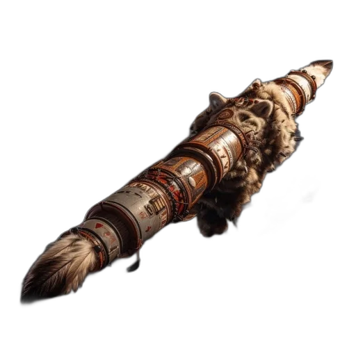 staff, weapon, sword, hair, 3d render, fusion, futuristic, spacecraft transparent PNG cut-out