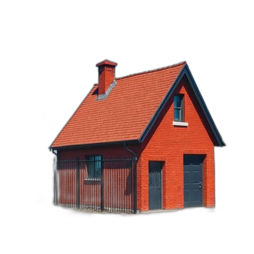 building, furniture, face, umbrella, 3d render, photorealistic, concept art, watercolor transparent PNG cut-out