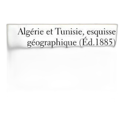 furniture, book, cover, title, algérie, tunisie, esquisse, géographique transparent PNG cut-out