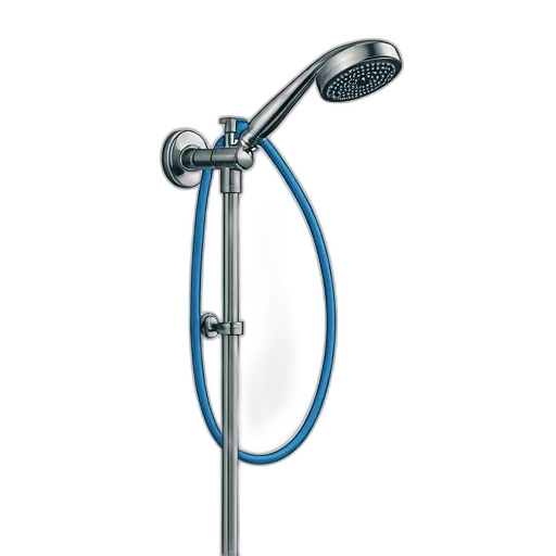 staff, weapon, umbrella, 3d render, detailed, illustration, showerhead, hose transparent PNG cut-out