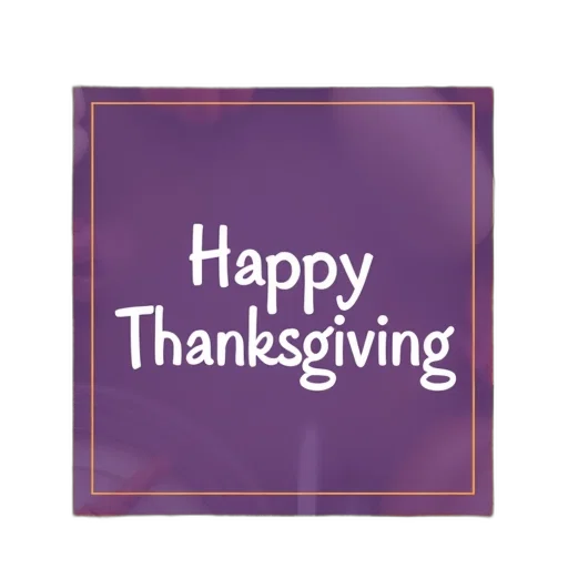 text, reads, happy, thanksgiving transparent PNG cut-out