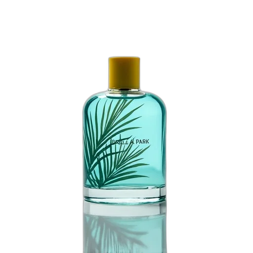 bottle, hair, 3d render, photorealistic, underwater, green, park, perfume transparent PNG cut-out