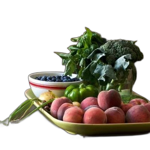 food, crown, photorealistic, colorful, vibrant, display, fresh, produce transparent PNG cut-out
