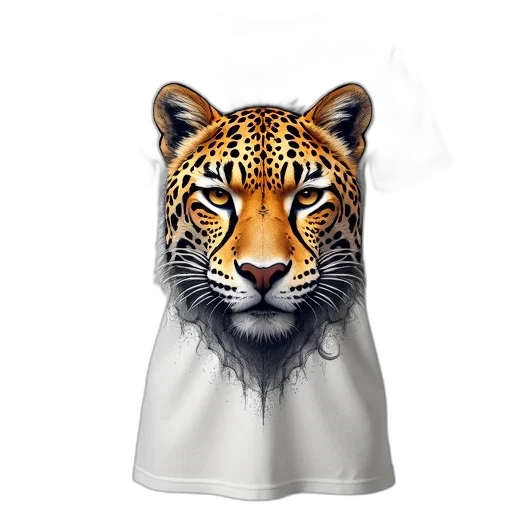 dress, animal, 3d render, photorealistic, concept art, shirt, women, white transparent PNG cut-out