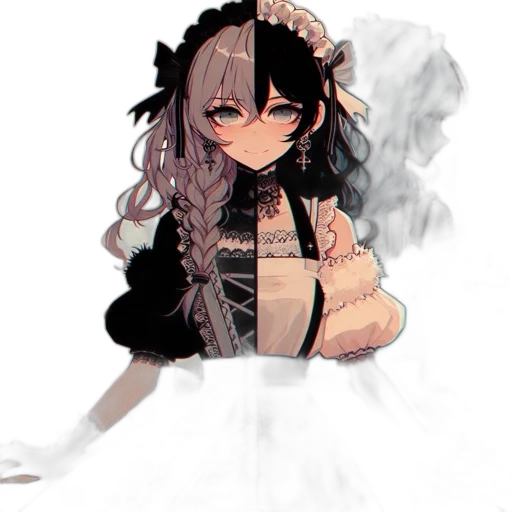 dress, mask, crown, creature, pixel art, anime, fantasy art, concept art transparent PNG cut-out