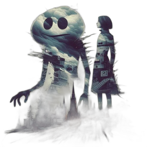 robot, mask, creature, face, concept art, fantasy art, comic book art, watercolor transparent PNG cut-out