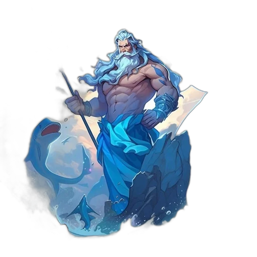 sword, staff, concept art, fantasy art, pixel art, comic book art, snow, underwater transparent PNG cut-out
