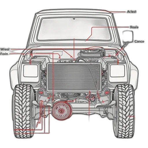 car, diagram, wiring, mazda transparent PNG cut-out