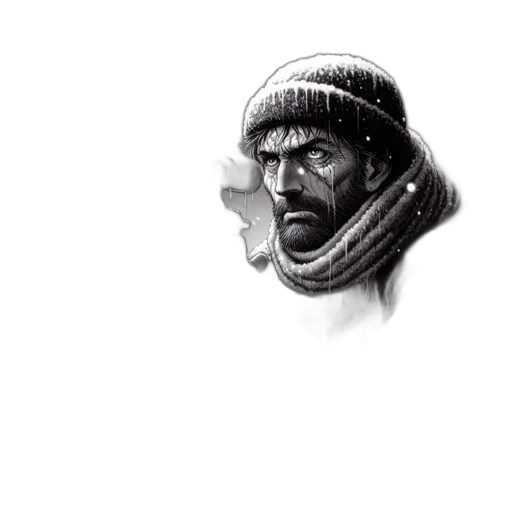 face, hat, mask, staff, pencil sketch, concept art, photorealistic, fantasy art transparent PNG cut-out