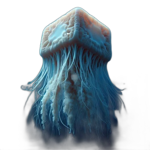 creature, hair, hat, mask, concept art, fantasy art, 3d render, photorealistic transparent PNG cut-out