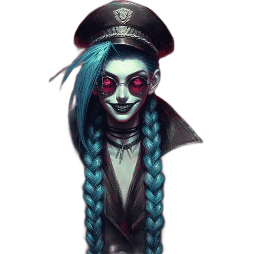staff, mask, face, hat, concept art, cyberpunk, fantasy art, comic book art transparent PNG cut-out