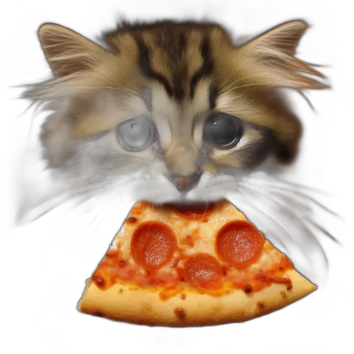 food, animal, face, photorealistic, pixel art, 3d render, concept art, image transparent PNG cut-out