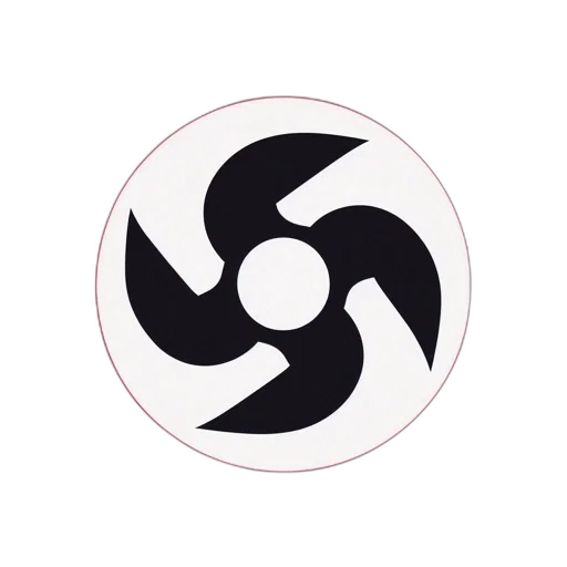 staff, mask, dragon, face, 3d render, dark, monochrome, circular transparent PNG cut-out