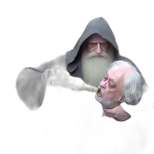mask, weapon, staff, face, concept art, fantasy art, photorealistic, 3d render transparent PNG cut-out