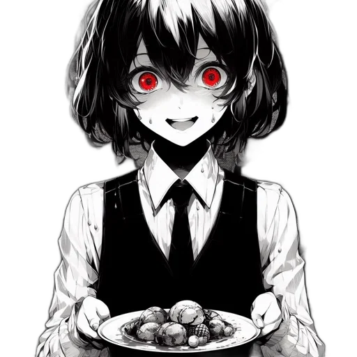food, face, robot, creature, anime, pixel art, concept art, cartoon transparent PNG cut-out