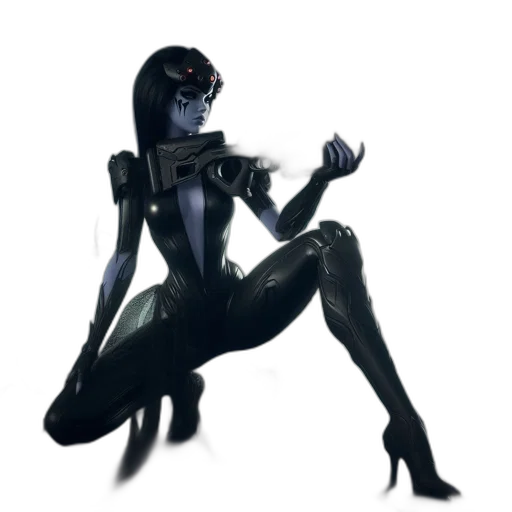 robot, mask, creature, concept art, cyberpunk, fantasy art, 3d render, outer space transparent PNG cut-out