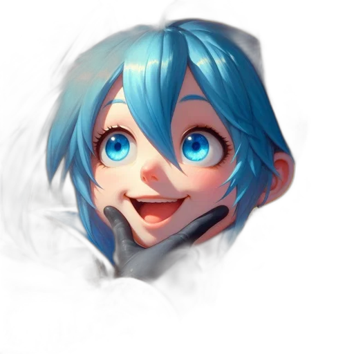 face, robot, creature, mask, anime, concept art, photorealistic, 3d render transparent PNG cut-out