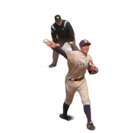 staff, creature, animal, hat, 3d render, concept art, baseball, player transparent PNG cut-out