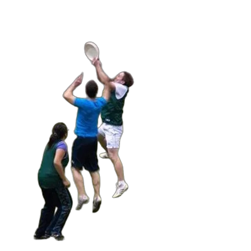 staff, 3d render, photorealistic, group, people, playing, frisbee, field transparent PNG cut-out