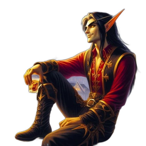 dragon, staff, fantasy art, concept art, pixel art, photorealistic, red, elfin transparent PNG cut-out