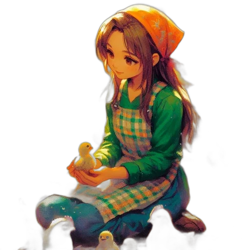 hat, food, dress, creature, pixel art, watercolor, oil painting, concept art transparent PNG cut-out