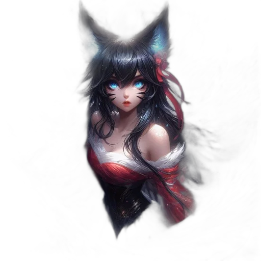 mask, face, dress, creature, fantasy art, concept art, pixel art, anime transparent PNG cut-out