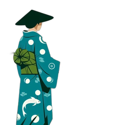 umbrella, dress, jacket, staff, concept art, pixel art, 3d render, anime transparent PNG cut-out