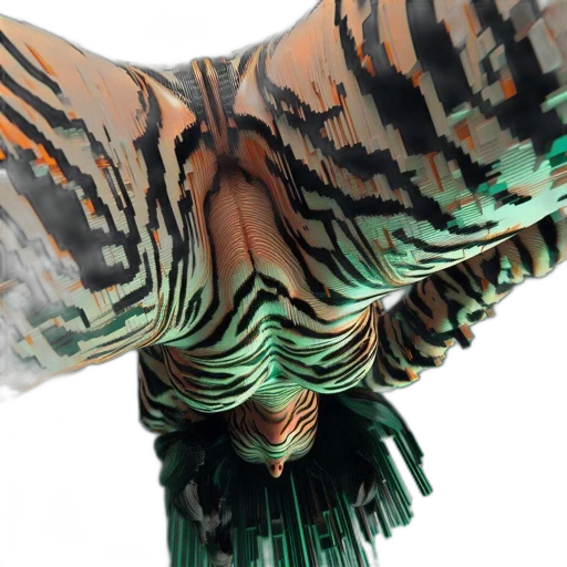 mask, hair, dress, creature, 3d render, concept art, photorealistic, fantasy art transparent PNG cut-out