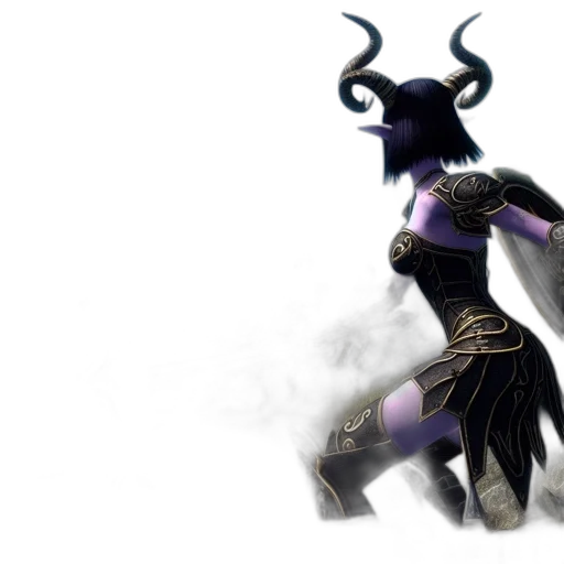 dragon, mask, concept art, fantasy art, 3d render, dark, misty, forest transparent PNG cut-out