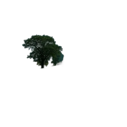 tree, crown, hair, creature, 3d render, photorealistic, pixel art, concept art transparent PNG cut-out