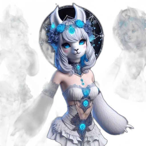 staff, mask, dress, fantasy art, concept art, anime, pixel art, blue transparent PNG cut-out
