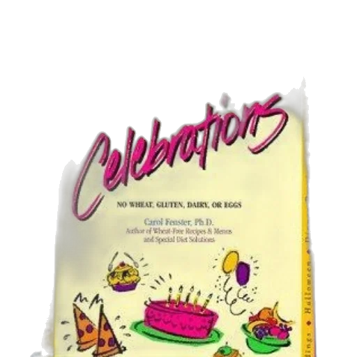 food, book, cover, titled, special, diet, celebrations, carol transparent PNG cut-out