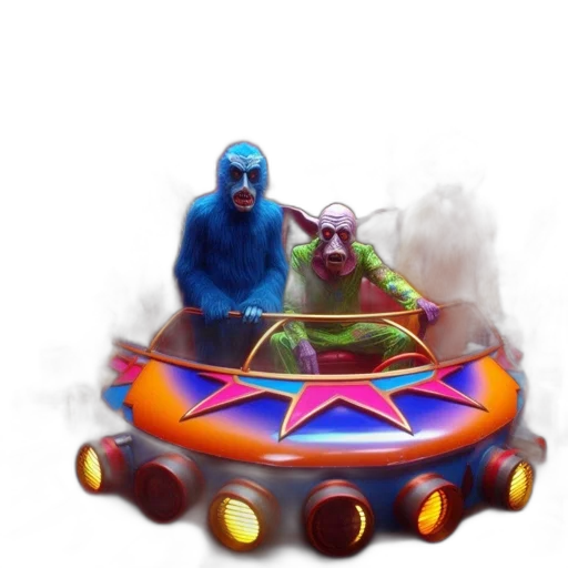 car, creature, mask, animal, concept art, 3d render, fantasy art, pixel art transparent PNG cut-out