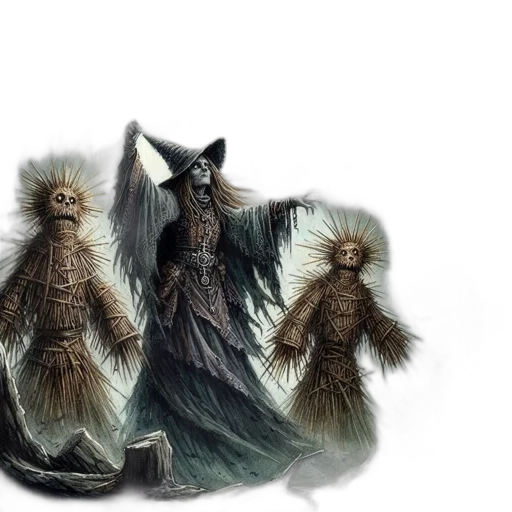staff, fantasy art, concept art, comic book art, 3d render, fog, snow, dark transparent PNG cut-out
