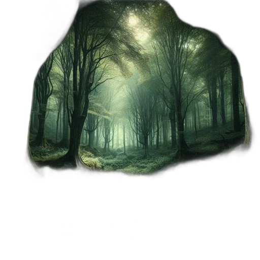 jacket, dress, tree, hat, fantasy art, concept art, photorealistic, watercolor transparent PNG cut-out