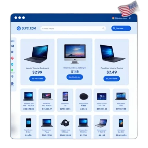 screenshot, website, blue, white, color, scheme, appears, online transparent PNG cut-out