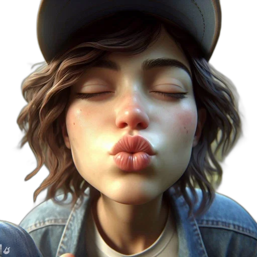 face, hat, jacket, photorealistic, concept art, fantasy art, 3d render, golden transparent PNG cut-out