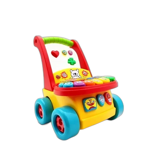 car, robot, furniture, weapon, colorful, toy, stroller, red transparent PNG cut-out