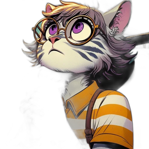 staff, animal, concept art, fantasy art, photorealistic, 3d render, pastel, anthropomorphic transparent PNG cut-out